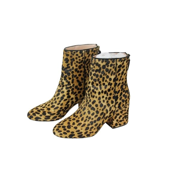 J. Crew Shoes - J.Crew $248 Sadie Ankle Boots Leopard Calf Hair Size 6.5 K0043